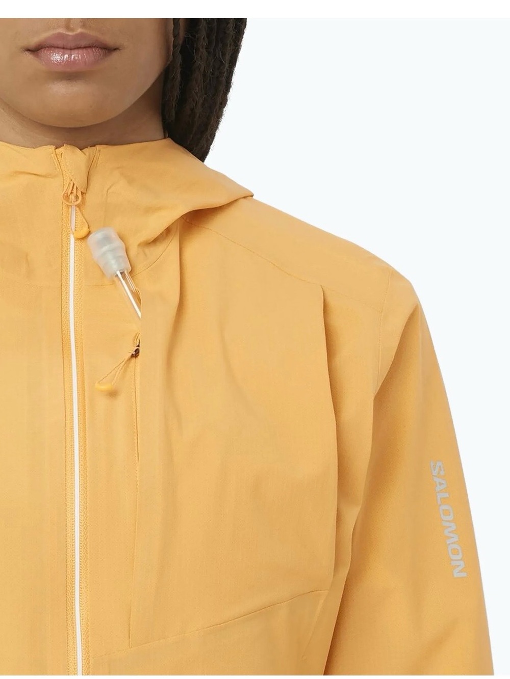 Salomon (RARE) Women’s Hooded Utility Jacket - Mustard Yellow - Picture 8 of 8